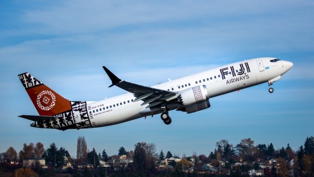 Fiji Airways uses the Boeing 737 MAX planes on services from Nadi to Adelaide, Sydney, Brisbane and Melbourne.