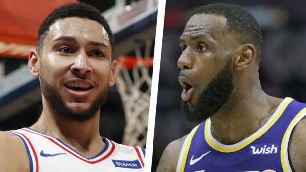 Big time: A showdown between Ben Simmons and LeBron James would be a rare treat.