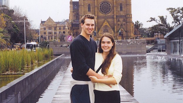 The article's author Konrad Marshall and his then future wife, Nikki, who is from upstate New York. They met 20 years ago in Cairns. 