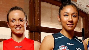 Daisy Pearce and Darcy Vescio had been respectively for and against the new deal. 