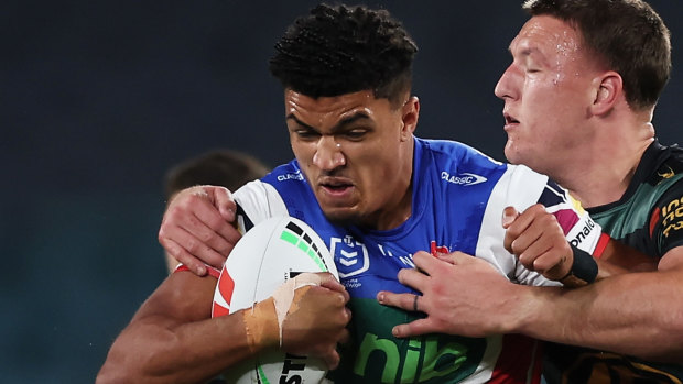 Newcastle Knights forward Kai Pearce-Paul.