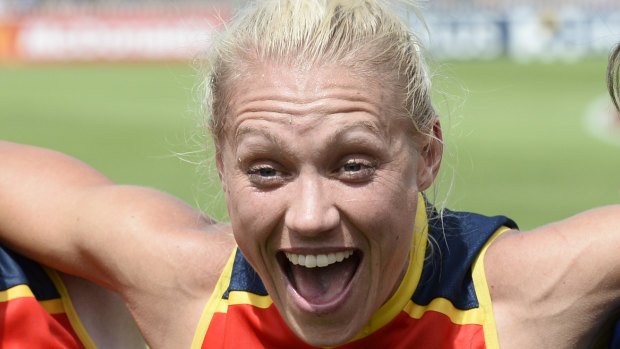 Erin Phillips, 2019 AFLW All-Australian captain and the league's best and fairest.