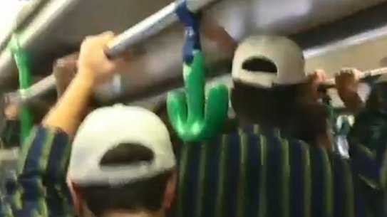 Students from St Kevin's College were filmed singing a sexist song on a tram.