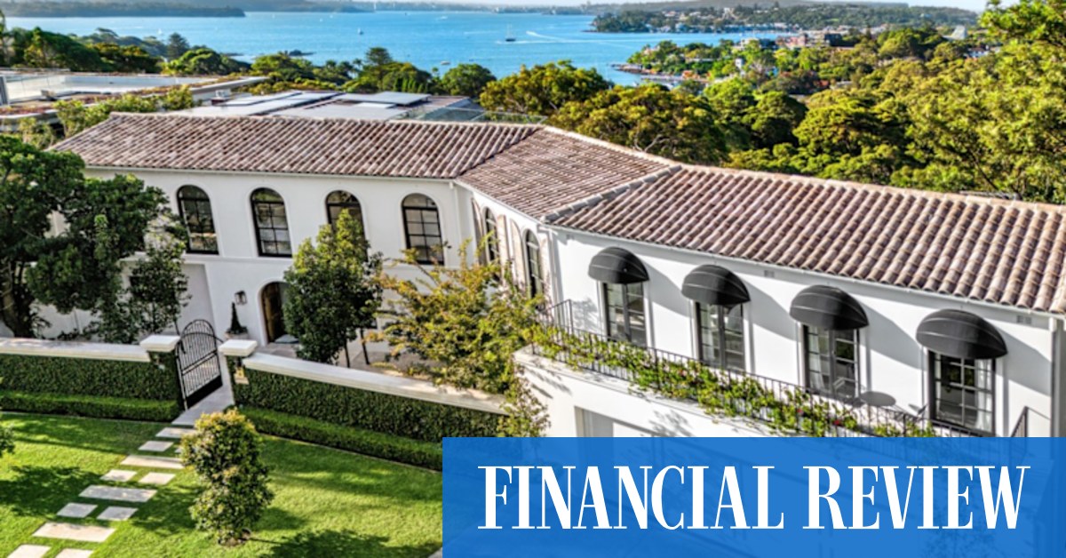 Luxury property: $20m mansions in Vaucluse, Woollahra, Perth, Woolwich, Lilyfield for sale - Vimarsana News