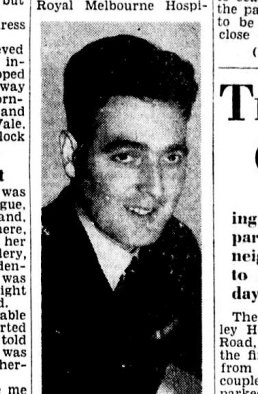 Constable George Sutherland. From the Age, August 20, 1956