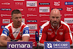 Damien Cook (left) and Dean Young.