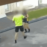 Failed gangland hit outside Fairfield school.