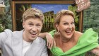 Robert Irwin and Julia Morris on Ten’s I’m a Celebrity. 