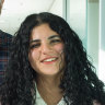 Shahad Almajidi (right) with Sarmad, another program participant.