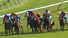 Zac Purton and Ka Ying Rising got stuck wide and deep.