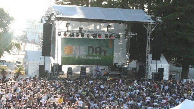 More than 15,000 people turned out for the first One Day event in Fremantle.