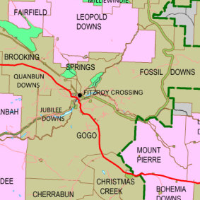 Jubilee Station is located just west of Fitzroy Crossing in the central Kimberley.