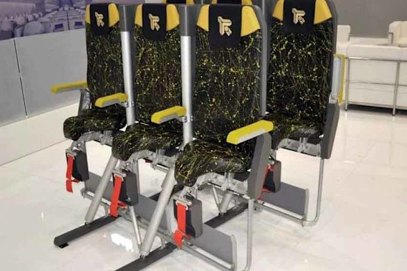 SkyRider saddle seat design prototype.