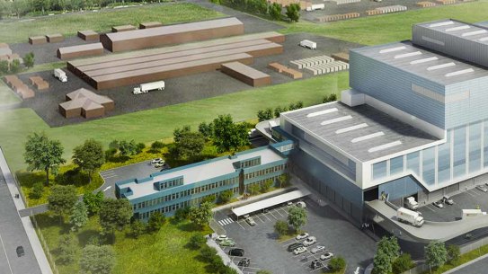 An architectural concept design for the Kwinana Waste to Energy facility in Western Australia.