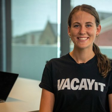 Hailey Brown has founded an audio storytelling travel platform VacayIt for people with low vision.