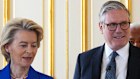 UK Prime Minister Keir Starmer and President of the European Commission, Ursula von der Leyen at Lancaster House.