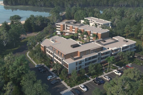 Shoalhaven Council is scrutinising a plan for a hotel and apartment complex at Huskisson. 