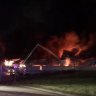 Factory fire in Melbourne's north, blasts wake nearby residents