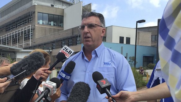 HSU NSW secretary Gerard Hayes reiterated the union's call for an additional 800 paramedics in NSW. 