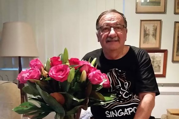 Grandfather Tibor Weitzen, 78. 