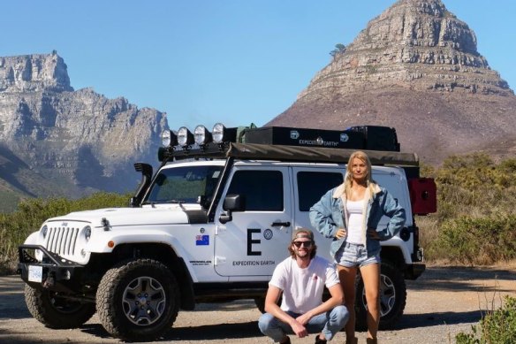Social media influencers and travel bloggers Topher Richwhite and Bridget Thackwray from their Instagram.