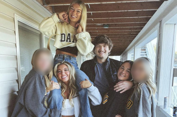 Madison Mogen (top), and her friends (lower left to right) Kaylee Goncalves, Ethan Chapin and Xana Kernodle were brutally killed in the early hours of November 13.