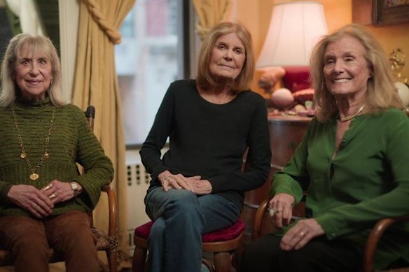 Suzanne Braun Levine (left), Gloria Steinem and Letty Cottin Pogrebin in Dear Ms.: A Revolution in Print.