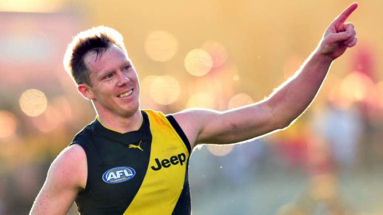 Shining light: Jack Riewoldt. 