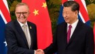 Australia Prime Minister Anthony Albanese and China President Xi Jinping.