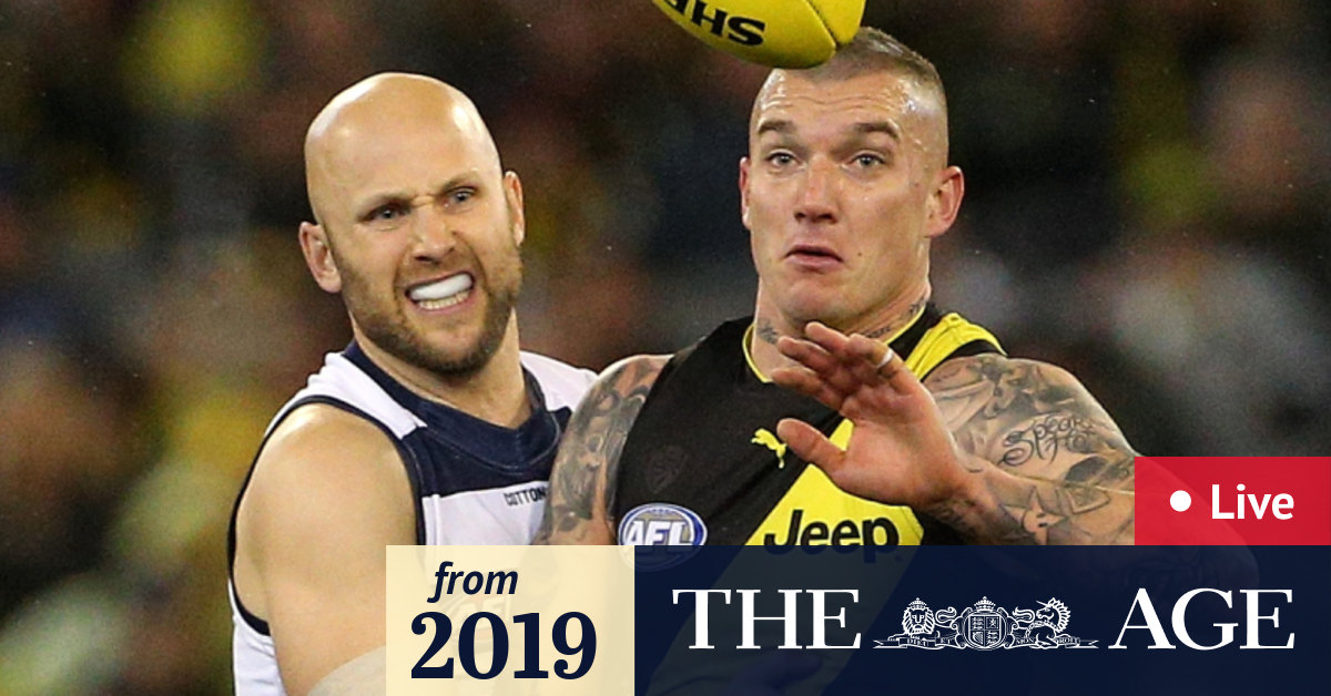Afl Preliminary Final Live Richmond V Geelong Friday Night Mcg The Battle For An Afl Grand Final Berth