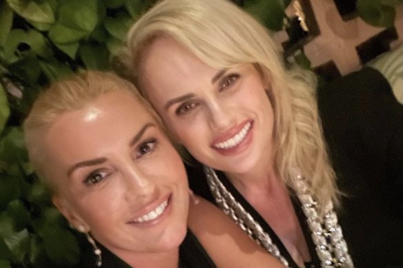 Rebel Wilson poses with girlfriend, Ramona Agruma.