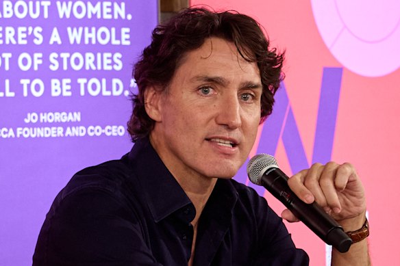 Justin Trudeau spoke about gender and politics at Mecca ahead of the Women Deliver summit.