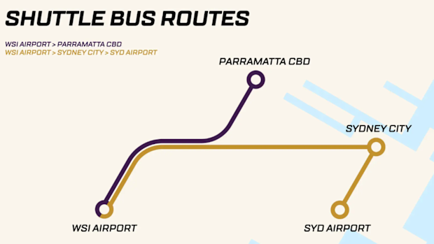New Sydney buses are running to the airport.