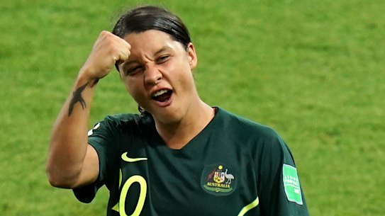 The heartbeat of the Matildas: skipper Sam Kerr.