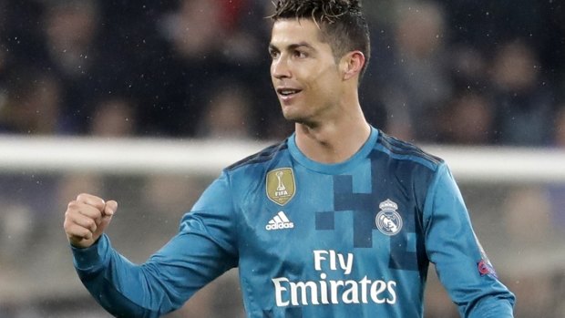 Stunner: Cristiano Ronaldo scored twice as Real Madrid won 3-0. 