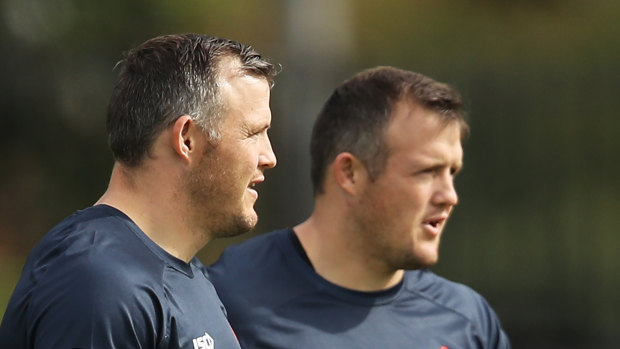 Brett and Josh Morris (right) are keen to play on in 2021.