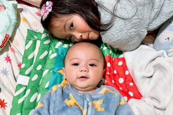 Katherine, 5, and her one-year-old brother Harry were killed in the crash.