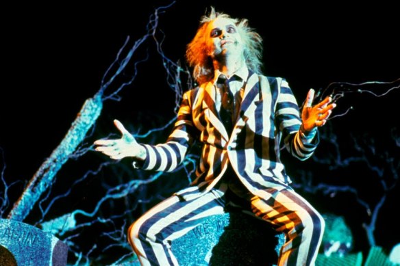 Michael Keaton in Tim Burton’s Beetlejuice.