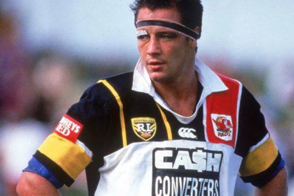 Mark Geyer in the 1996 jersey for the Western Reds.