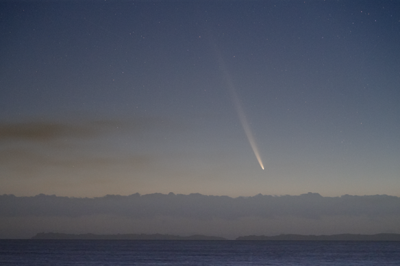 Comet C/2023 A3 captured from Auckland, New Zealand before it gears up for an even better show.