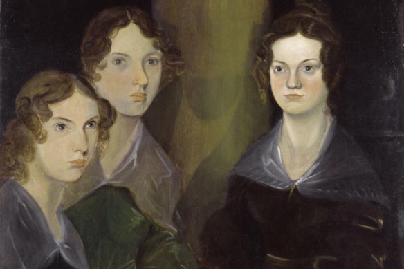 Anne, Emily and Charlotte Bronte as painted by their brother, Branwell.