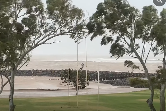 The view from Dampier in Karratha.