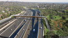 A dramatically widened Eastern Freeway – shown here with more than 20 lanes – is part of the North East Link project.