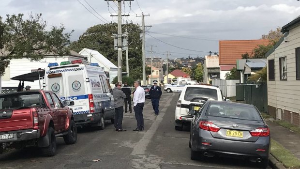 Emergency services were called to a home in Newcastle shortly after 7am on Tuesday.