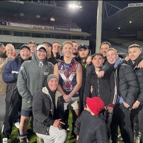 Clarke and only “a couple” of the Port Melbourne locals who came out to cheer him on after the Dragons won the NAB League premiership. 