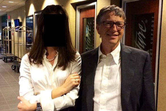 Billionaire Microsoft founder Bill Gates appeared in some of the newly released photographs.