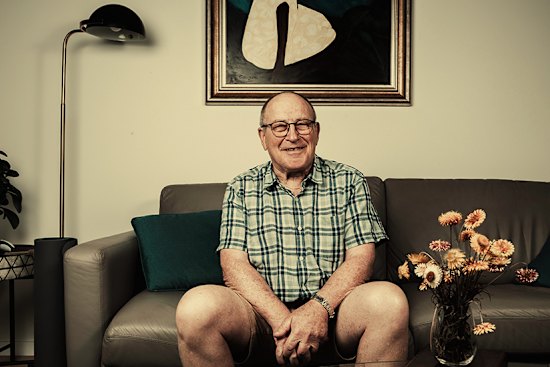 Paul Gottlieb at home in Brisbane: “I was never interested in golf.”