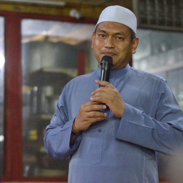 Muhammad Fawwaz, a teacher at a mosque who now represents the Islamic party PAS in the Malaysian parliament after unseating the daughter of Prime Minister Anwar Ibrahim.