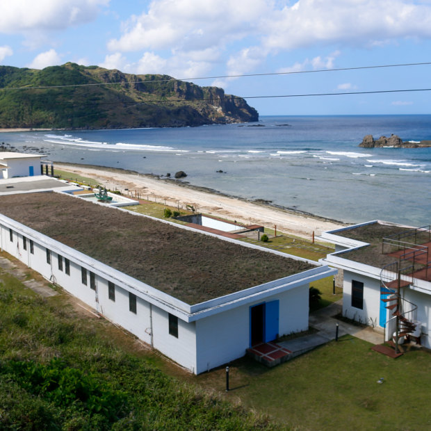 The former US Coast Guard station at the southern end of Batan.