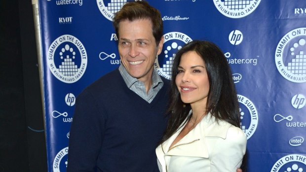 Lauren Sanchez with ex-husband Patrick Whitesell. 